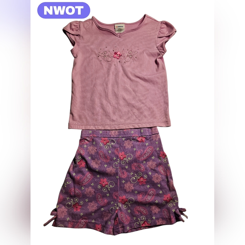 Floral T-shirt & Shorts Set